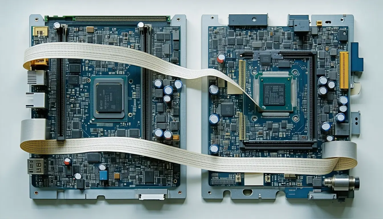 Illustration accompanying AMD and Intel land shared matrix instructions in GCC two years before any chip runs them