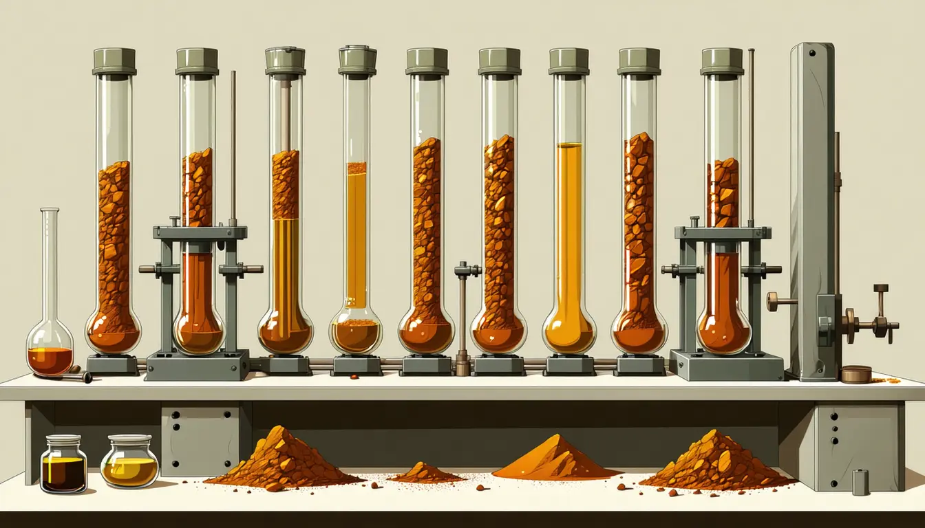 Illustration accompanying IMC Rare Earths averaged 81.1% terbium recovery from its best Itarantim clay composite