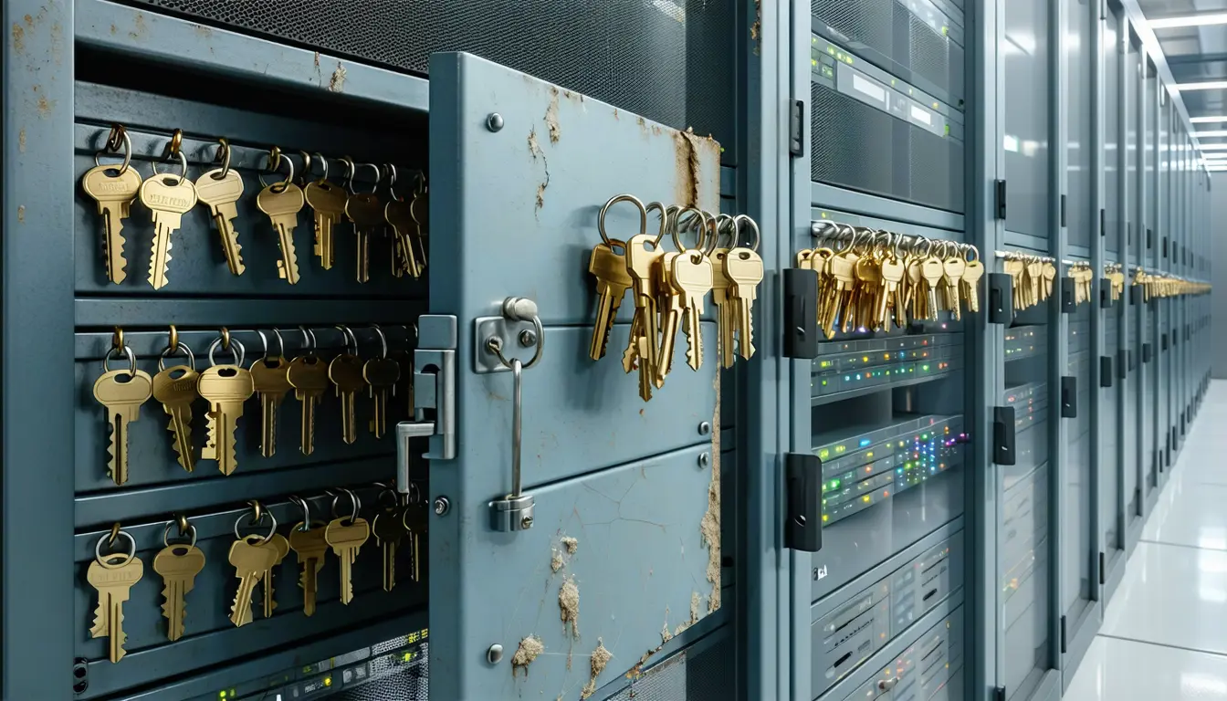 Illustration accompanying 64% of secrets leaked in public repos in 2022 still worked when GitGuardian retested in January 2026