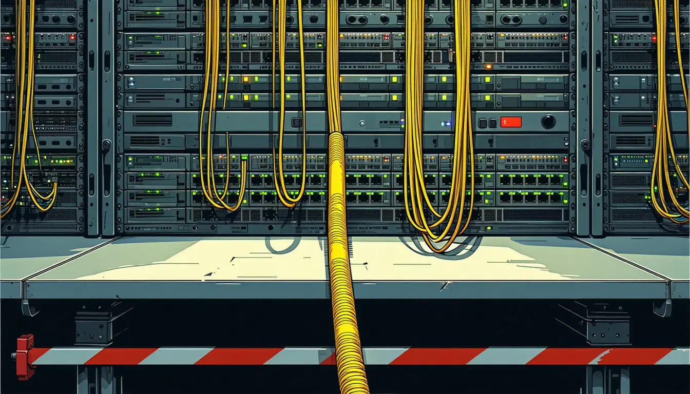 Illustration accompanying A free-tier exit probe gates CI on one latency sample out of 200