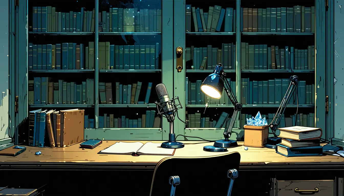 Illustration accompanying Gemini Live answers research questions by voice with Gems and Notebooks out of reach