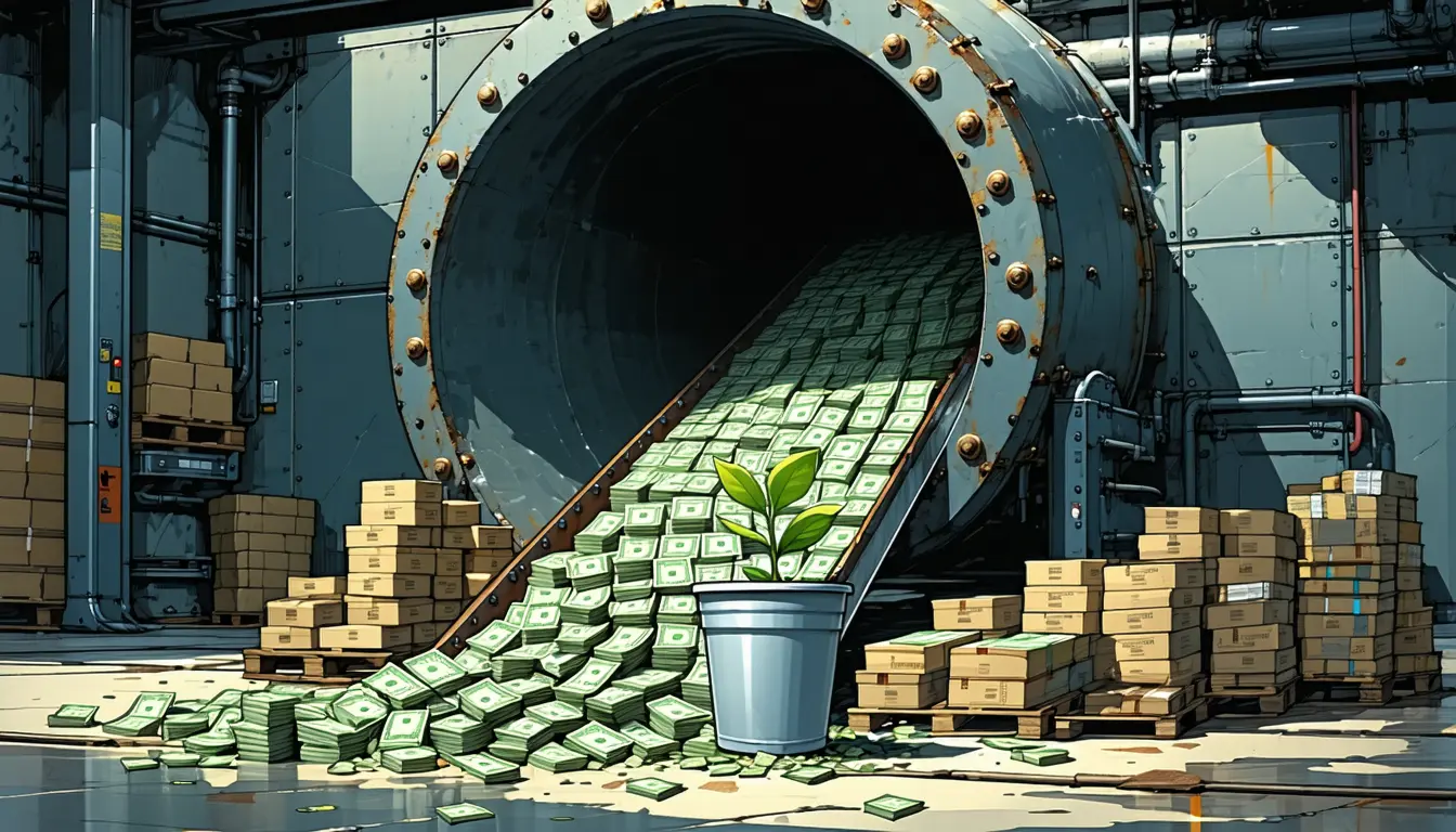 Illustration accompanying Canada's financial sector pledges 12.5 times the country's 2025 venture investment