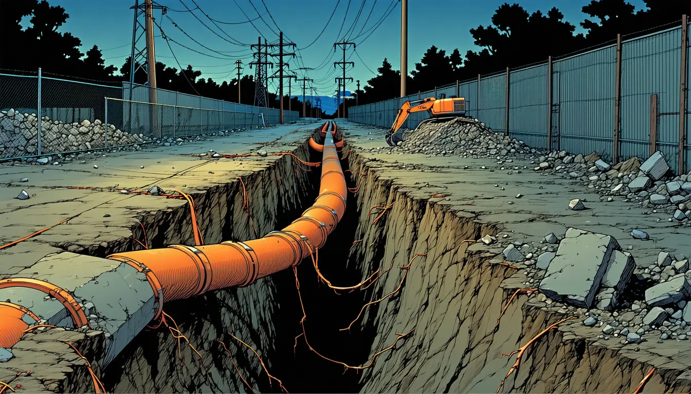 Illustration accompanying House leadership fast-tracks bill urging state regulators to consider making data centers pay full incremental cost of grid upgrades