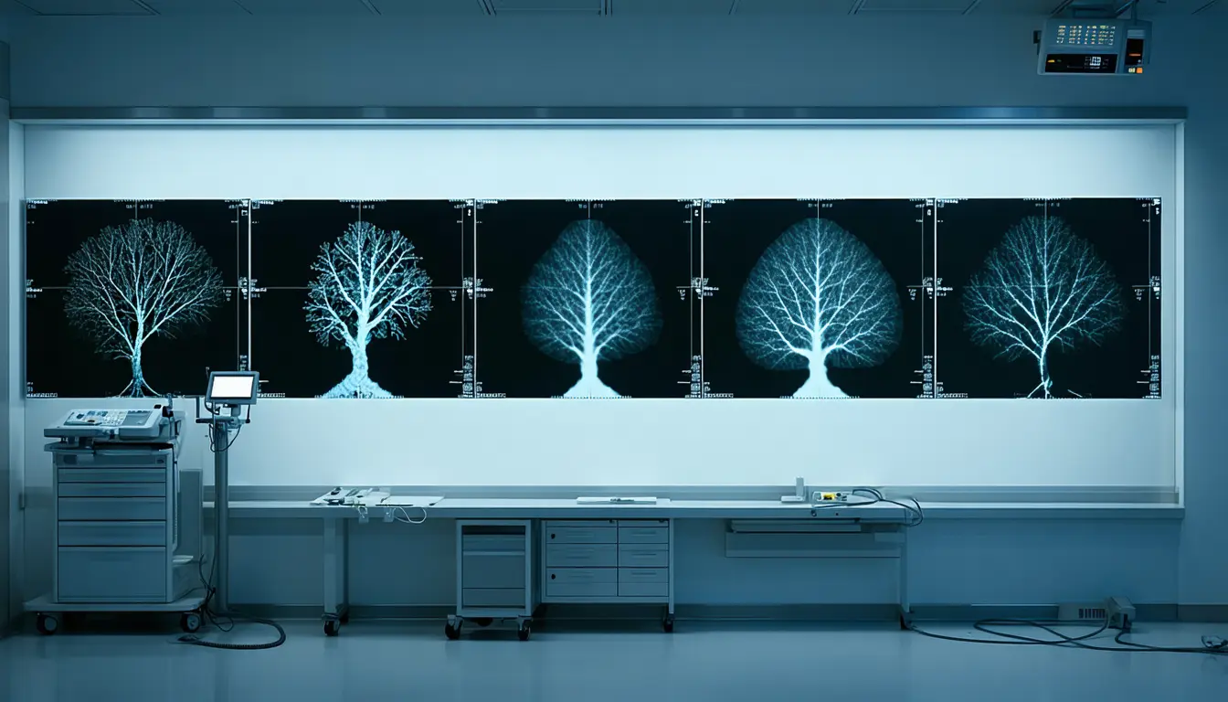 Illustration accompanying Kakao Ventures seeds a four-month-old startup that estimates the angiography frames the X-ray skipped
