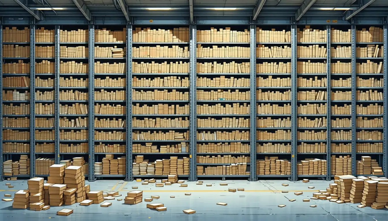 Illustration accompanying Self-published genre fiction on Amazon added titles twice as fast as revenue