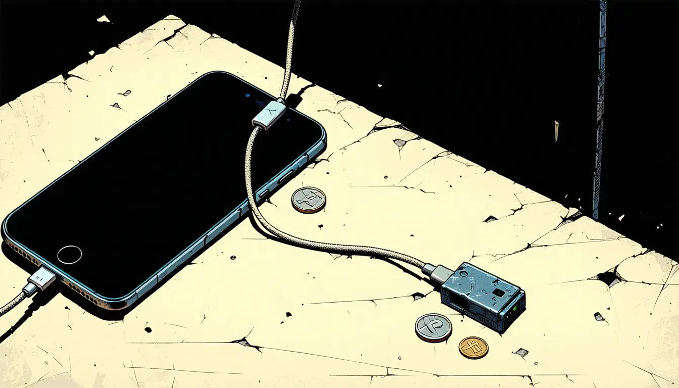 Illustration accompanying Apple defends its 27% commission on outside-app checkout in its Supreme Court merits brief