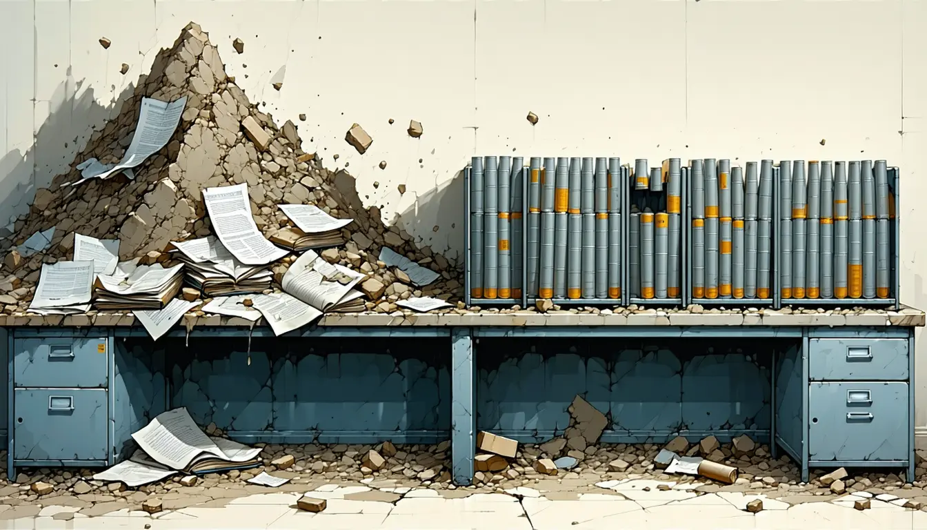 Illustration accompanying An LLM pipeline pulled nearly 9,000 concrete records out of the literature in under an hour