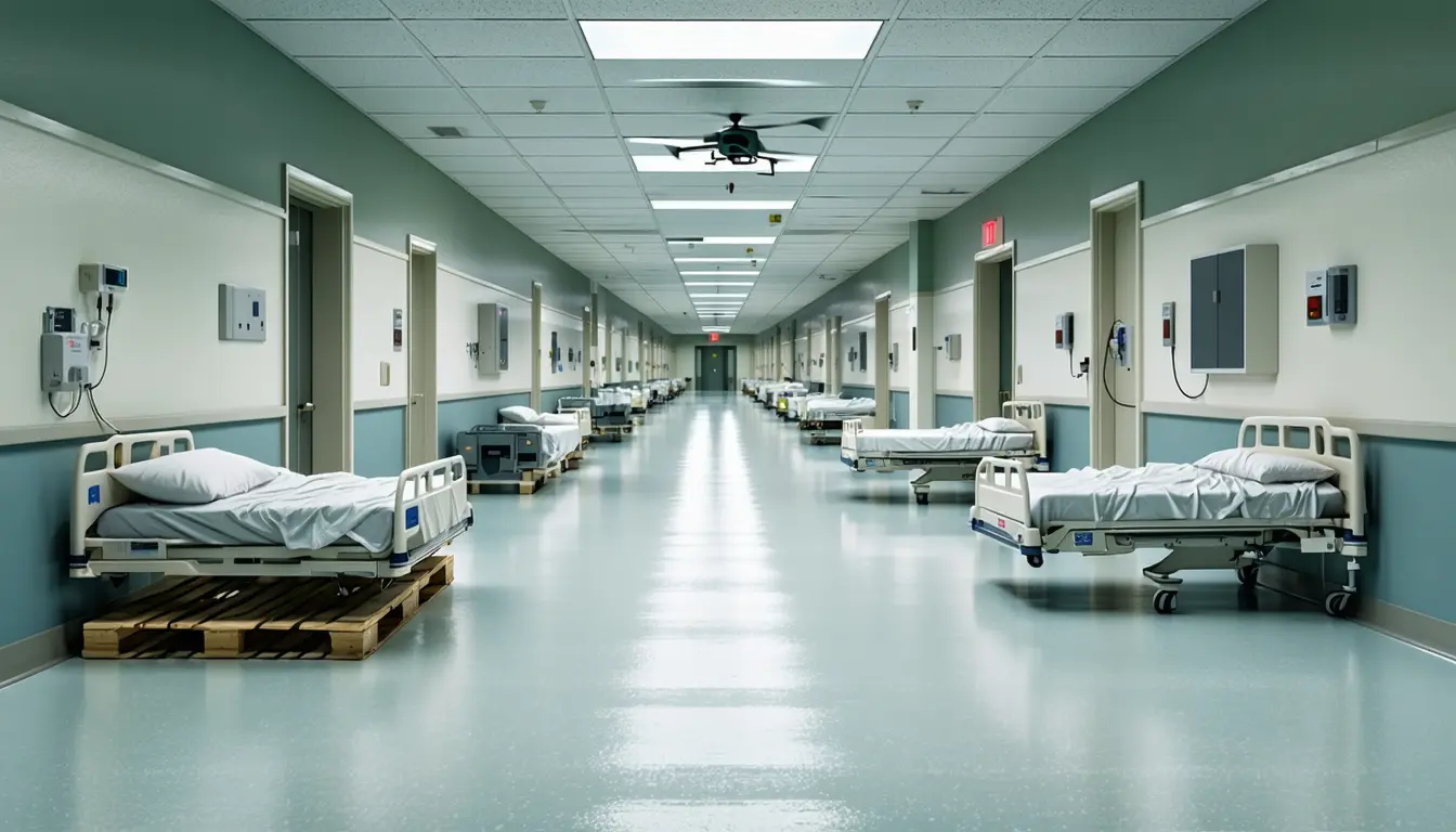 Illustration accompanying Federal rules recast the $50 billion rural health fund as program grants, hospital leaders say