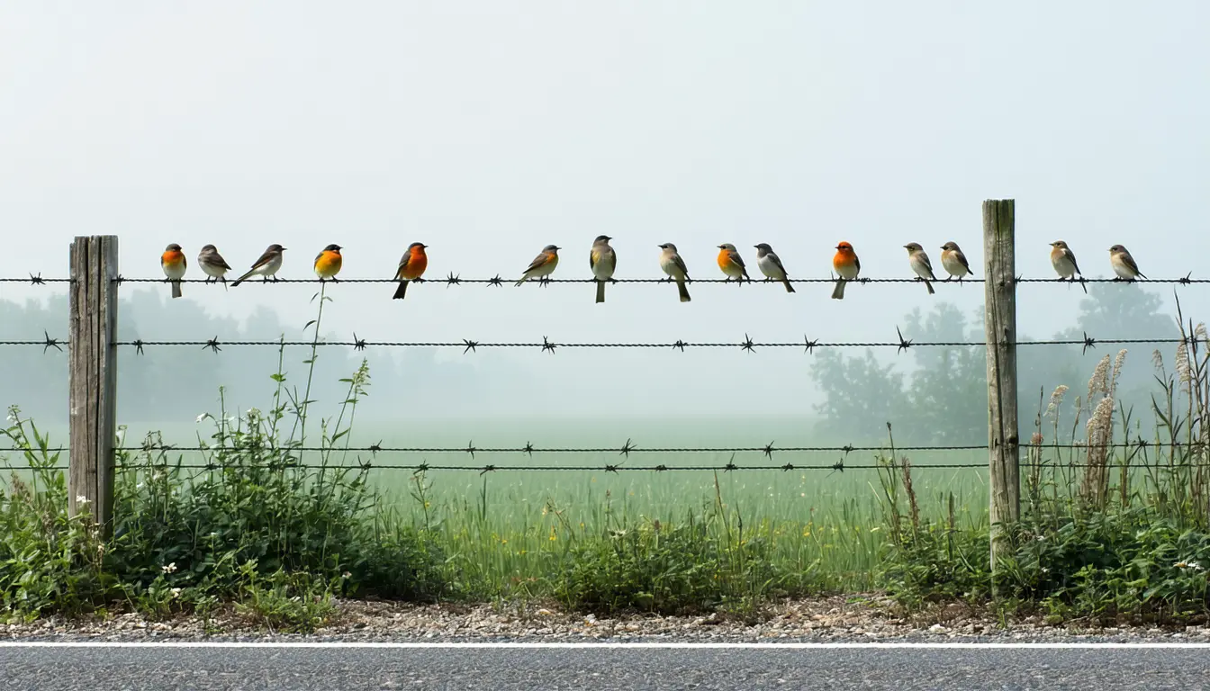 Illustration accompanying Heavy wildfire smoke shows up as 3% fewer bird species the following breeding season