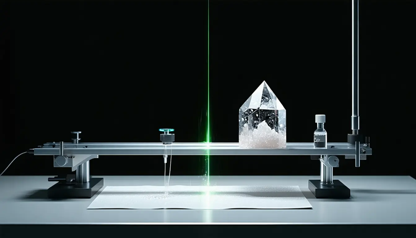 Illustration accompanying Toronto engineers graded ytterbium through a core and two shells to get more green light out