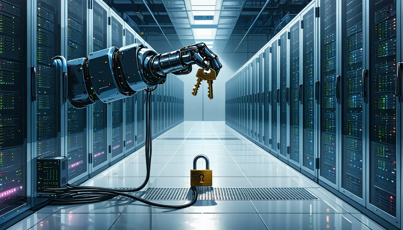 Illustration accompanying Team8's survey finds 71% of CISOs already putting AI agents into their security tools
