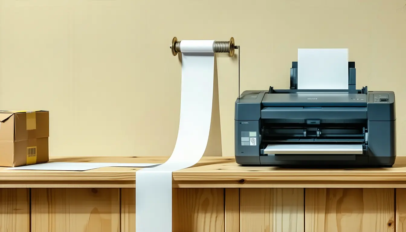 Illustration accompanying A 100-request run makes p99 the second-slowest sample in this shipping-label harness