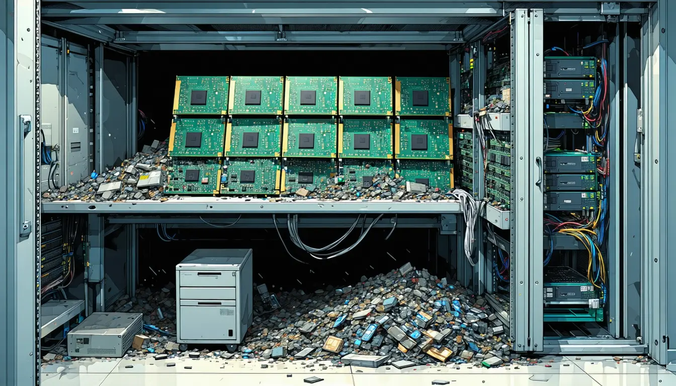 Illustration accompanying Censoring infra failures shrinks the denominator behind a coding-agent pass rate