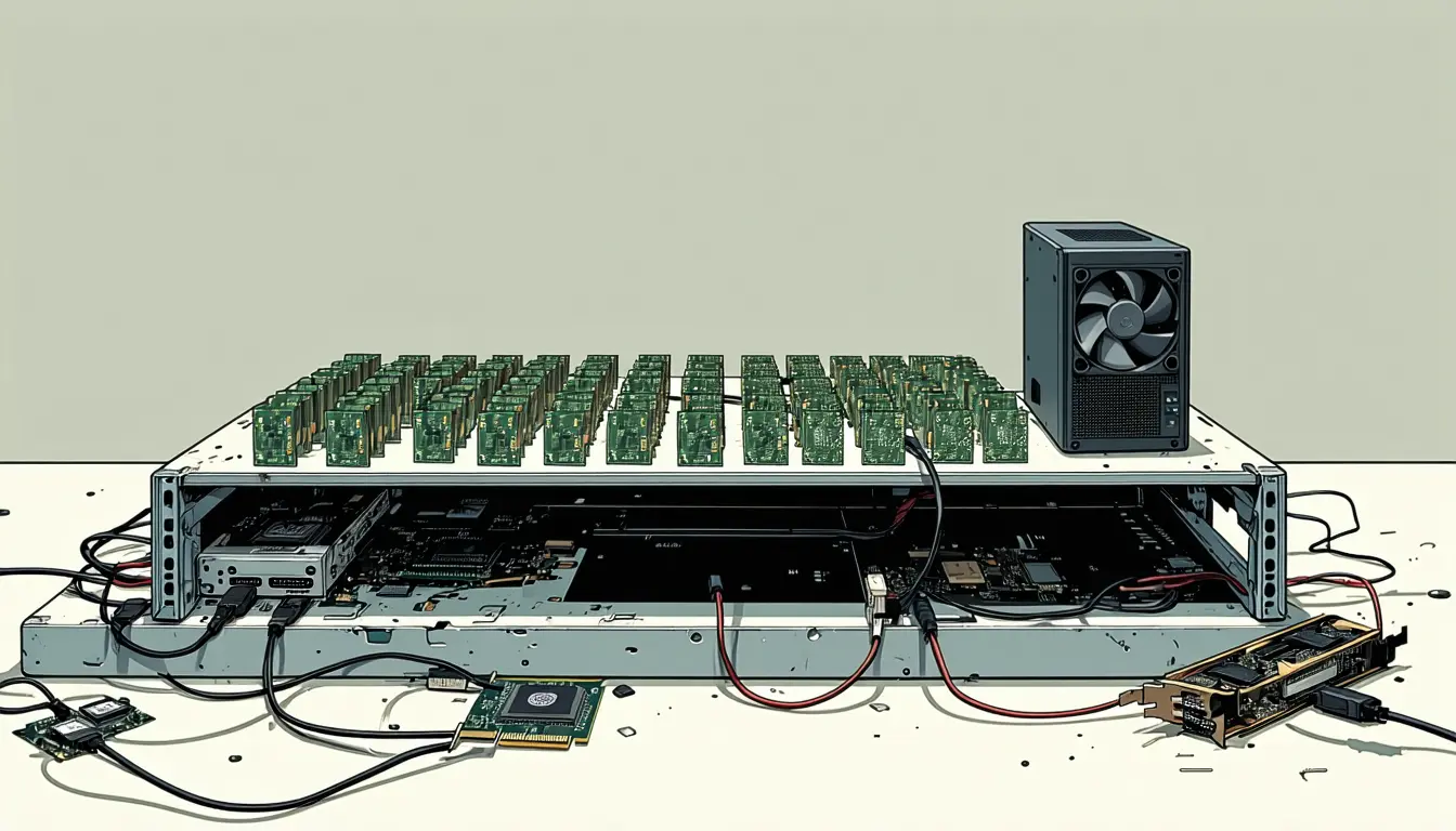 Illustration accompanying Ollama divides the whole prompt by the time it spent computing one token of it