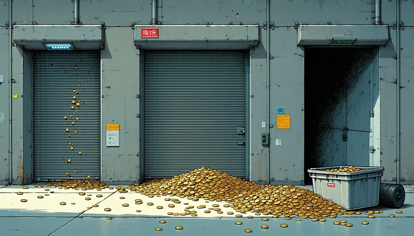 Illustration accompanying CoinEx leaves 91 days between its last trade and its last withdrawal