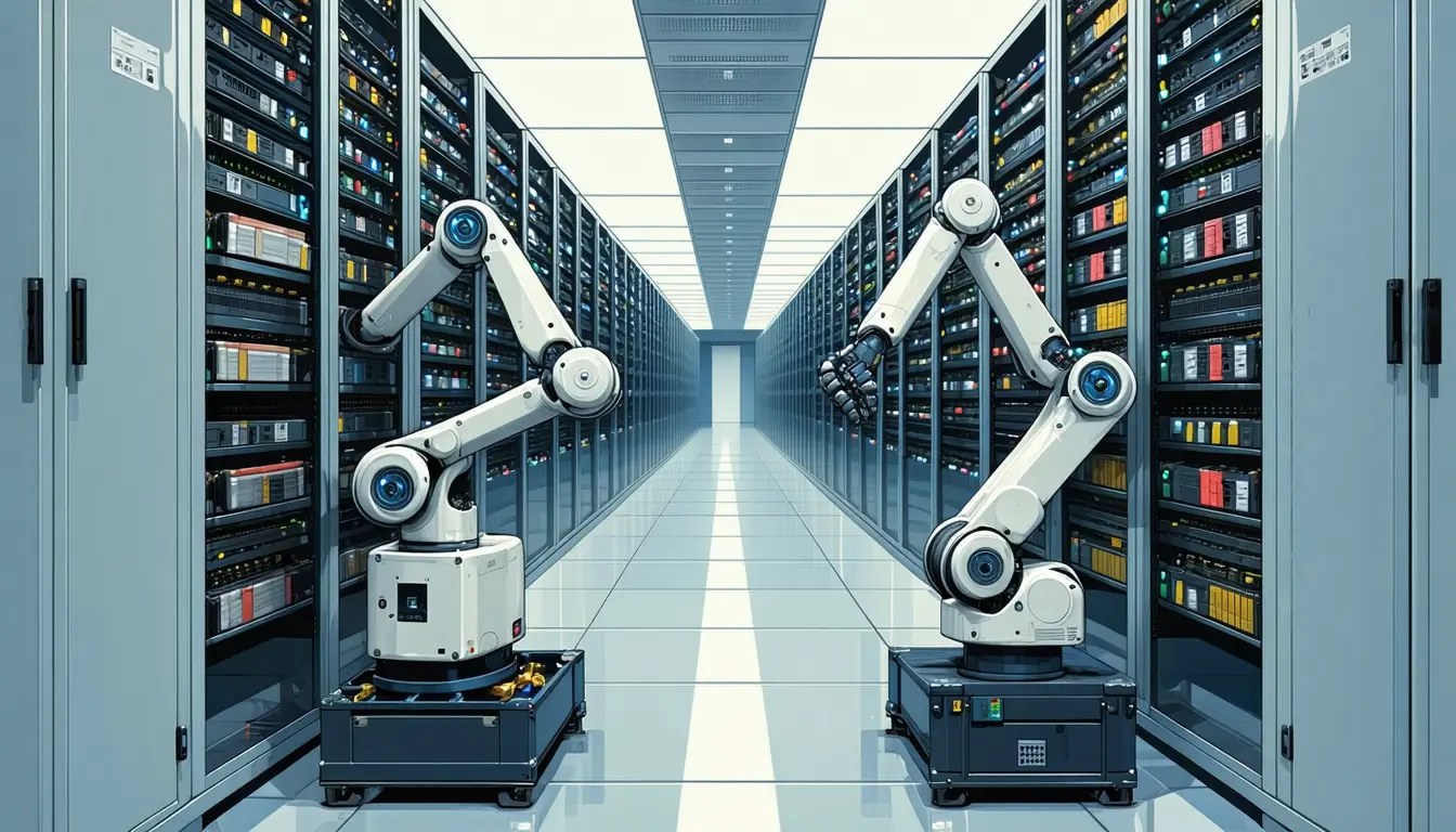Illustration accompanying Factory raises $200M for AI coding platform that checks repos before assigning agent tasks