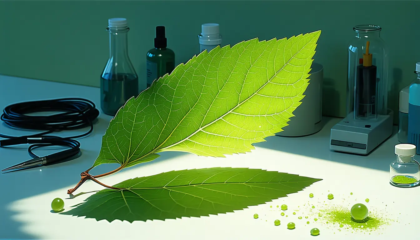 Illustration accompanying HyperBird catches grape mildew days before the leaf shows a spot