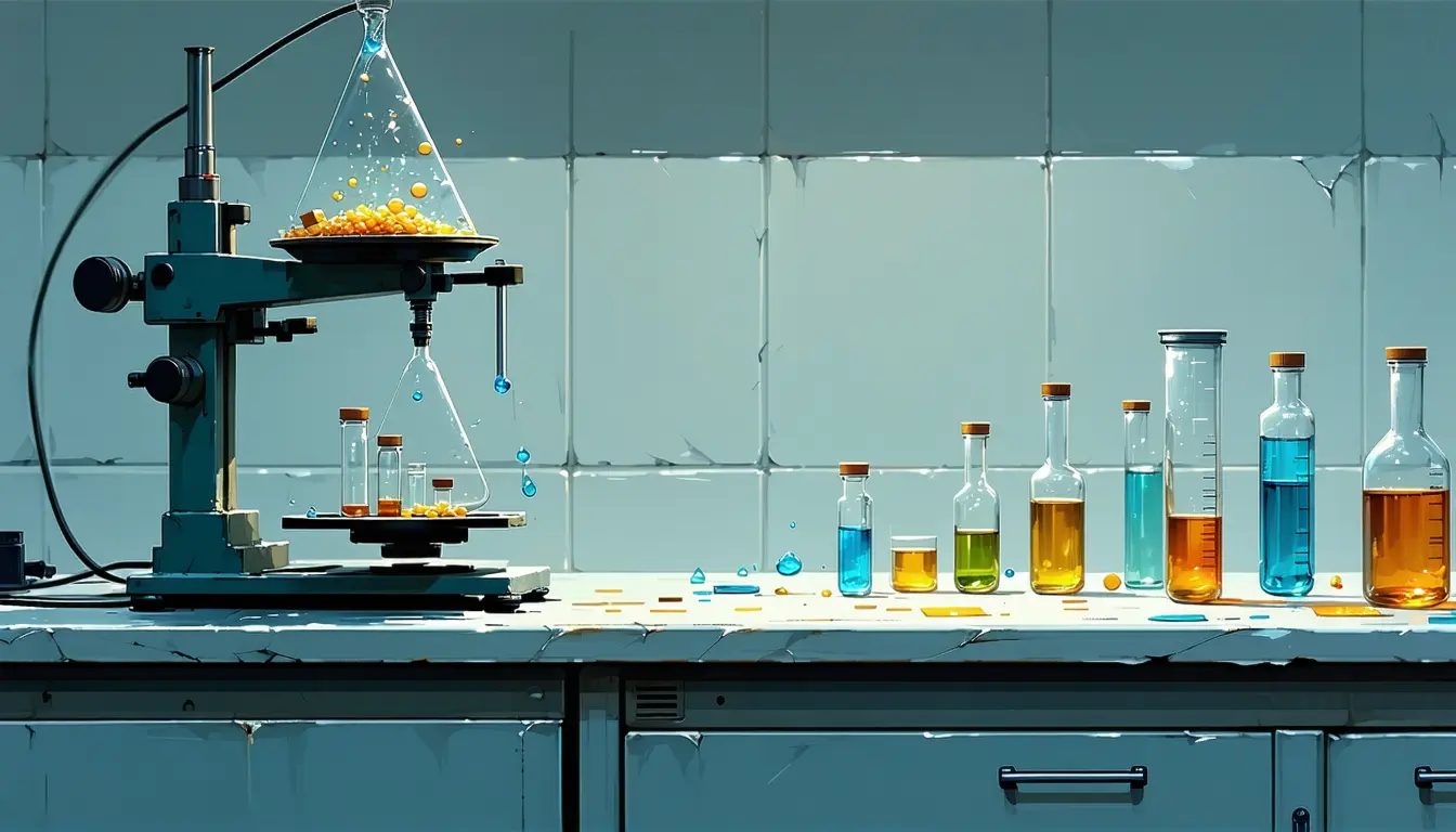 Illustration accompanying Science's credibility trails its perceived value by at least 17 points in a national survey