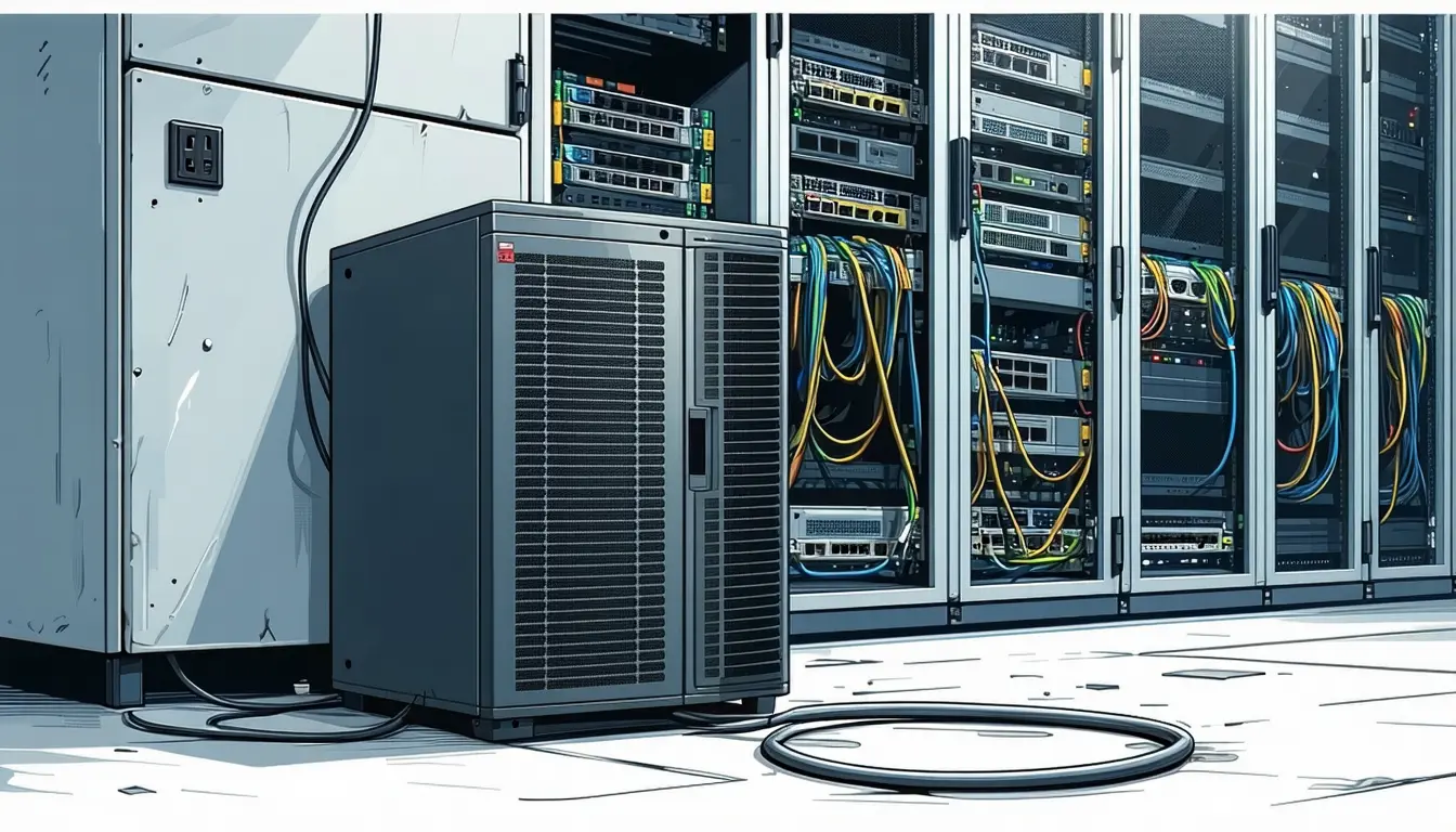 Illustration accompanying A Smart-UPS self-test runs on battery for about ten seconds every two weeks