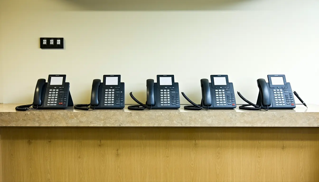 Illustration accompanying ElevenLabs' $29 receptionist tier answers one call at a time