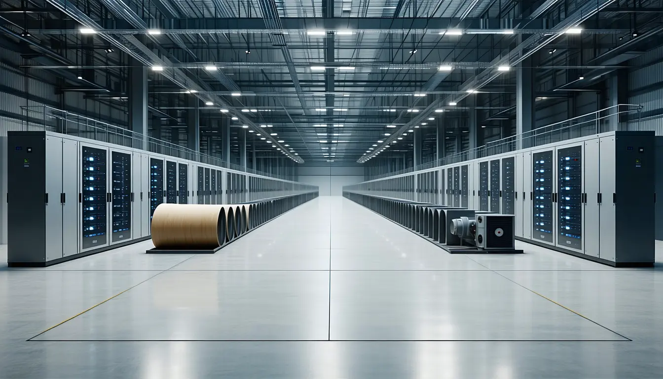 Illustration accompanying Europe's AI datacenter plan waits up to seven years for a grid connection
