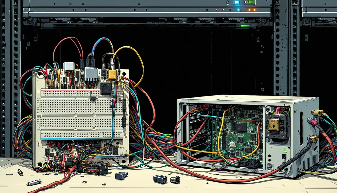 Illustration accompanying Firebase AI Logic replaces the DIY Gemini backend with a console setup sequence