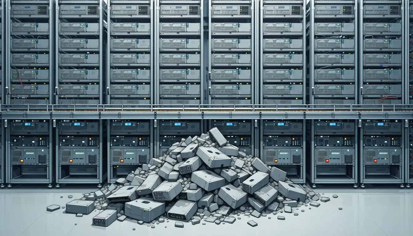 Illustration accompanying One SQS consumer can empty a default Lambda concurrency pool in under four minutes