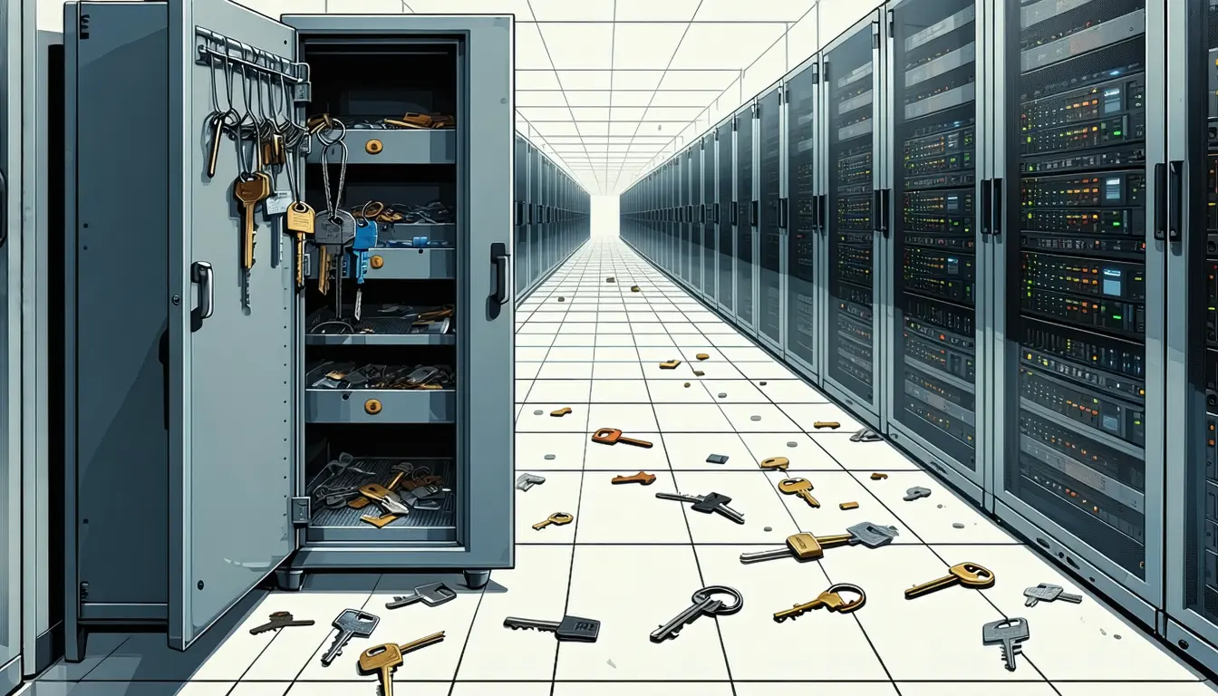 Illustration accompanying Attackers went from stolen cloud credentials to mass credential harvest in under six hours