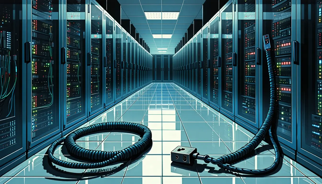 Illustration accompanying Export controls took Anthropic's newest models offline three days after launch