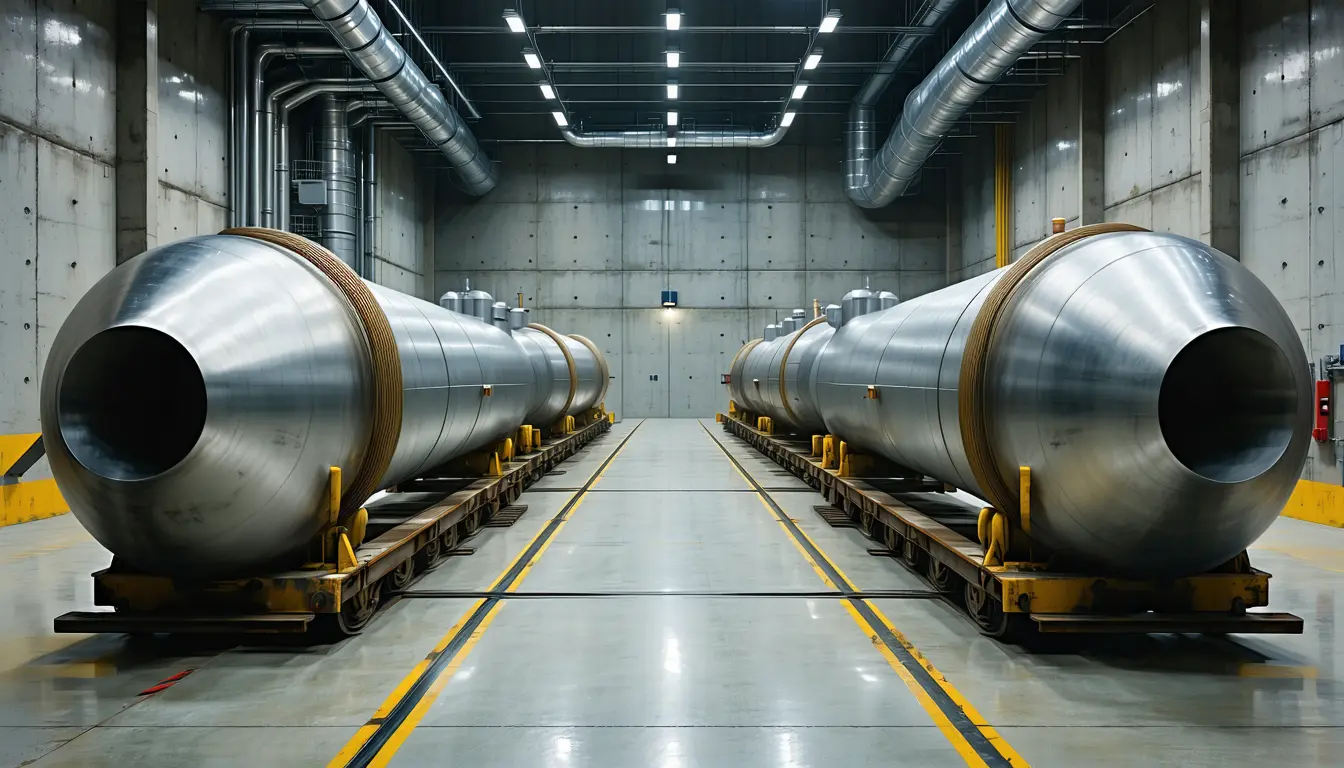 Illustration accompanying Argonne ties its nuclear fuel recycling plan to whichever reactor the US builds