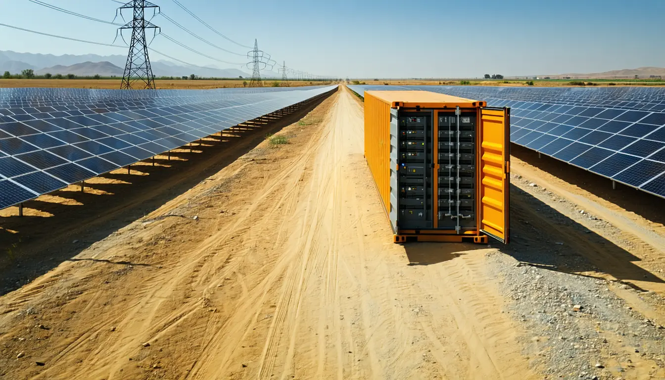Illustration accompanying Rune skips the transmission line by running 1,024 GPUs on solar DC at the plant