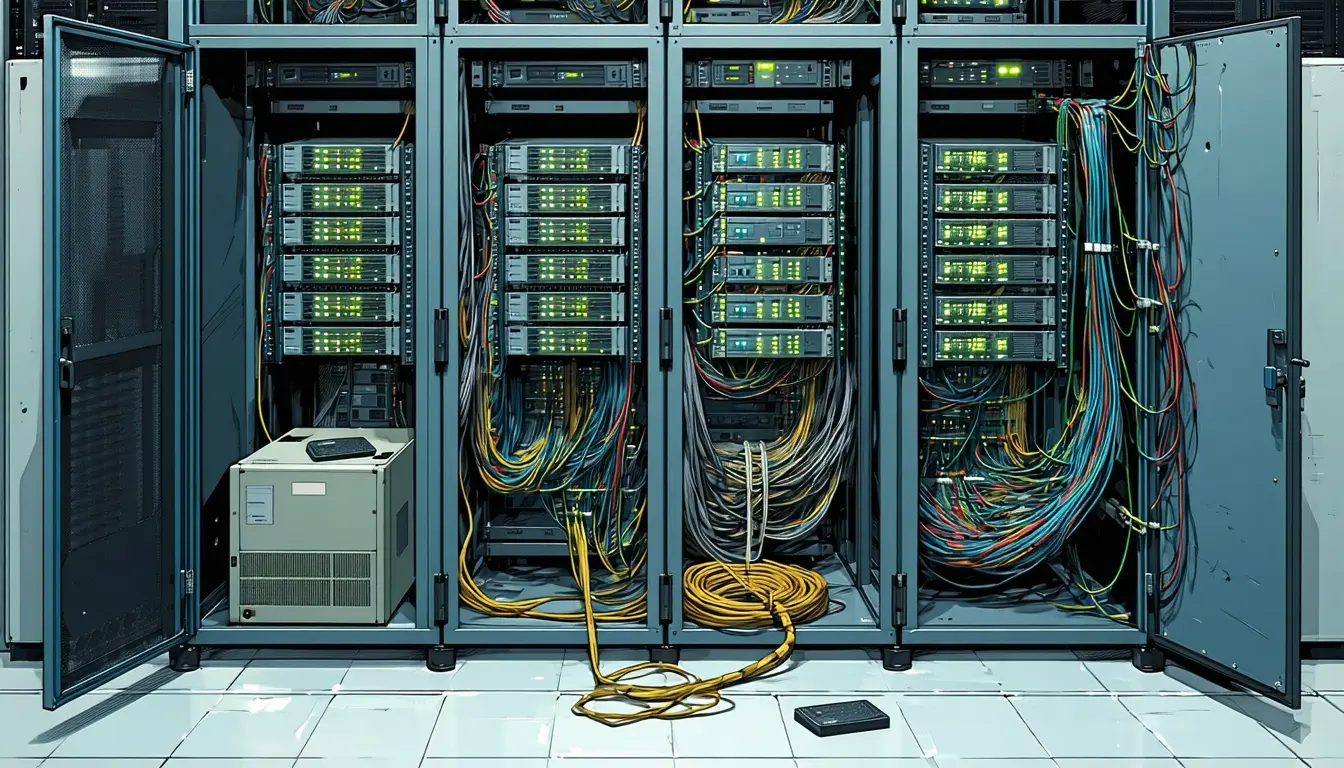 Illustration accompanying Splunk is putting a log-trained LLM on Hugging Face under an open source license