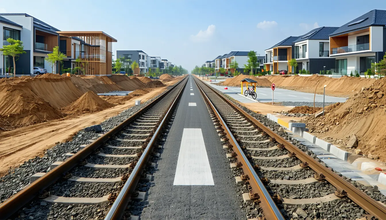 Illustration accompanying Hertfordshire researchers want new towns' transport funded before the homes are built