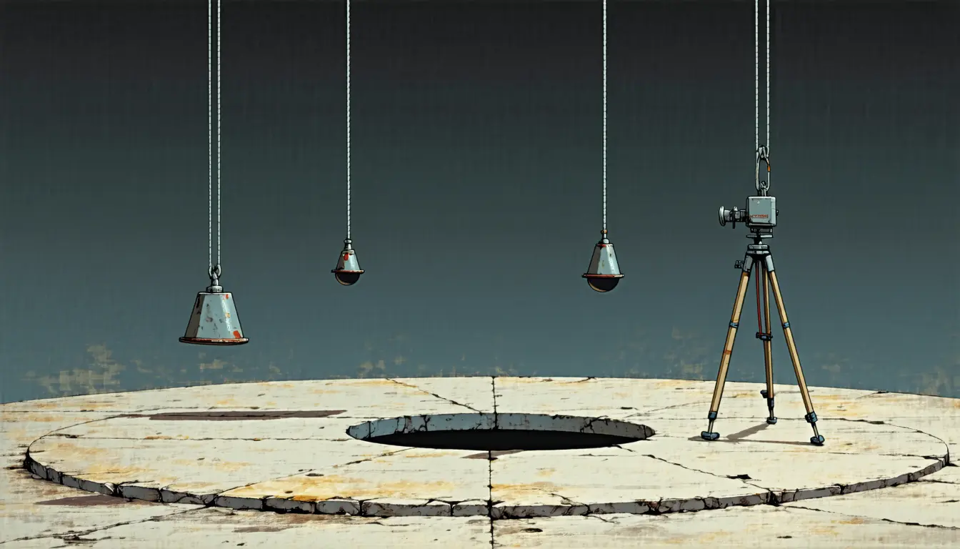 Illustration accompanying JPL's new tracking mix halves the estimated annual wander of Earth's center of mass
