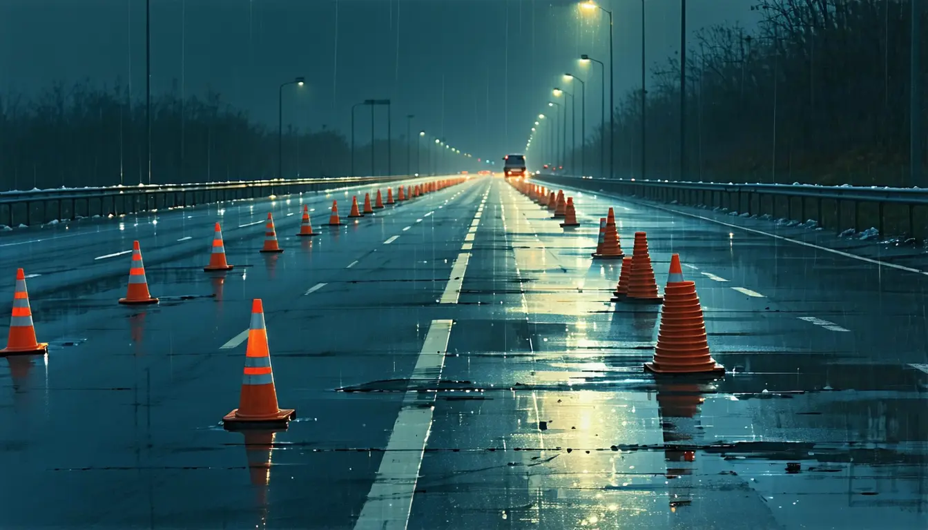 Illustration accompanying Mapbox's Agent Toolkit lets a model add a stop to a route the driver is already driving