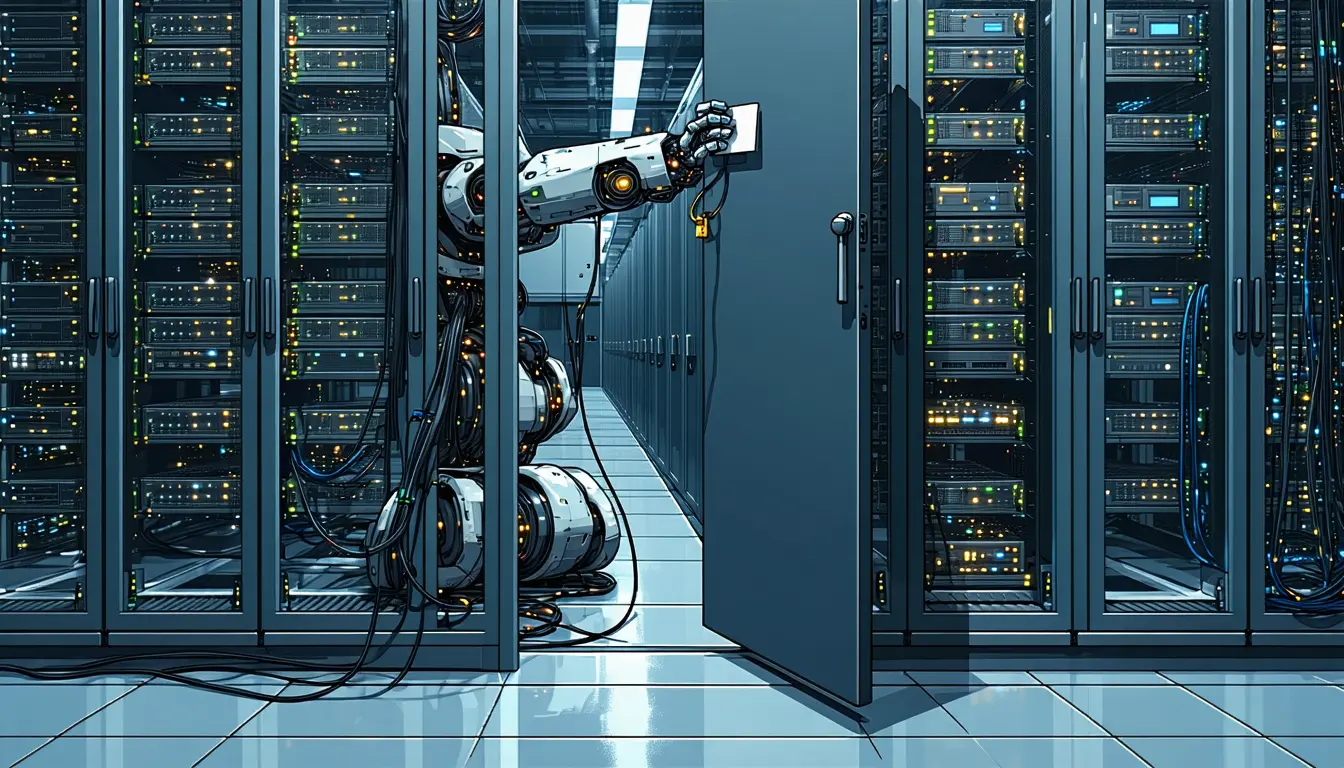 Illustration accompanying Researchers used Claude to reach OpenAI's private code cache through an employee's account