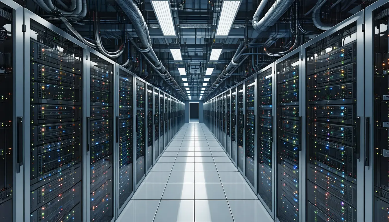 Illustration accompanying Moody's says a finished AI data center can sit there earning nothing