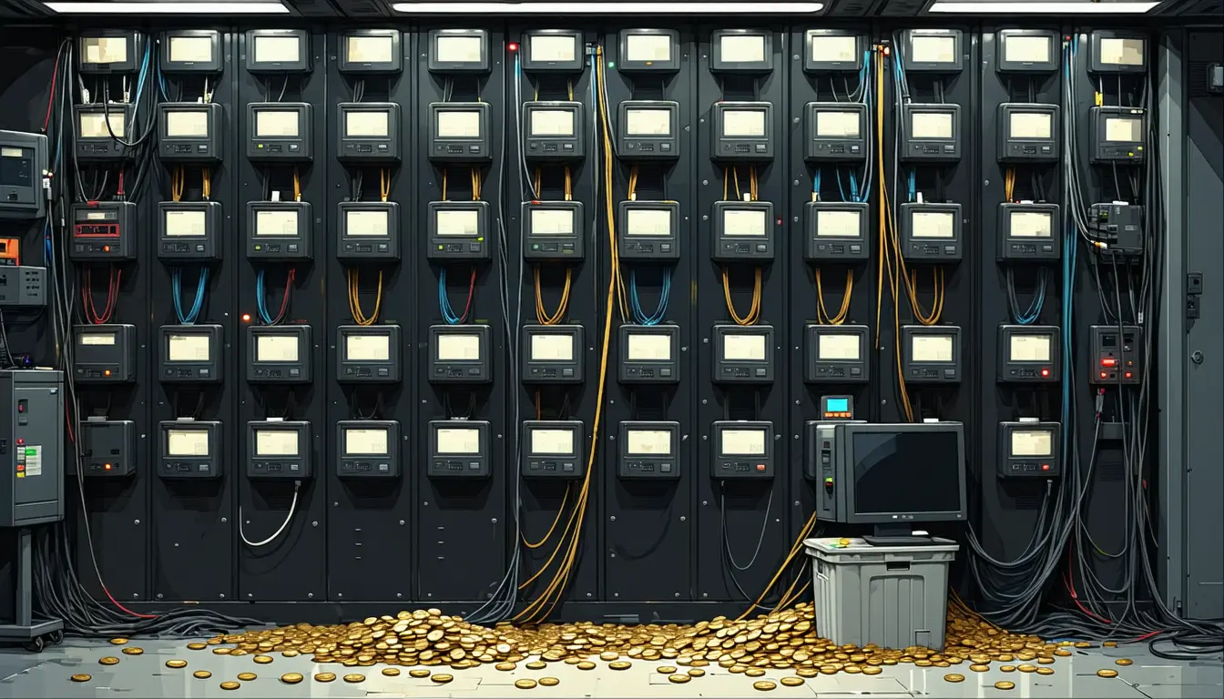 Illustration accompanying A 20-app dating network sold coins so 25,000 people could message 4,700 AI personas