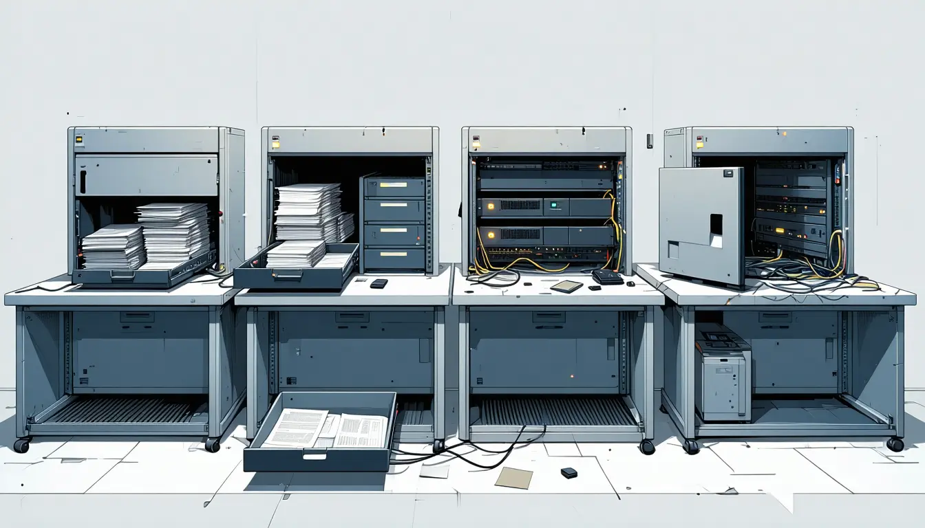 Illustration accompanying Turing Post turns the agent postmortem into a question of where the fix gets stored