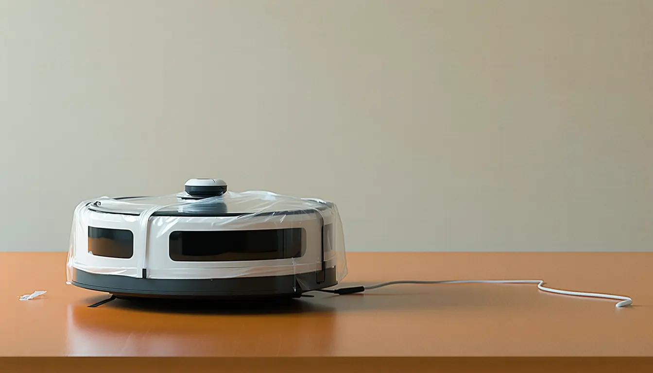 Illustration accompanying A Taiwanese court jailed the husband whose robot vacuum caught his wife's affair