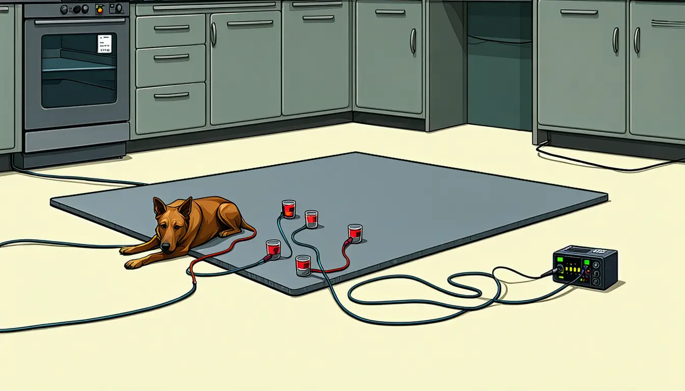 Illustration accompanying Dogs obeying a restraint command produced the frontal theta humans show under self-control
