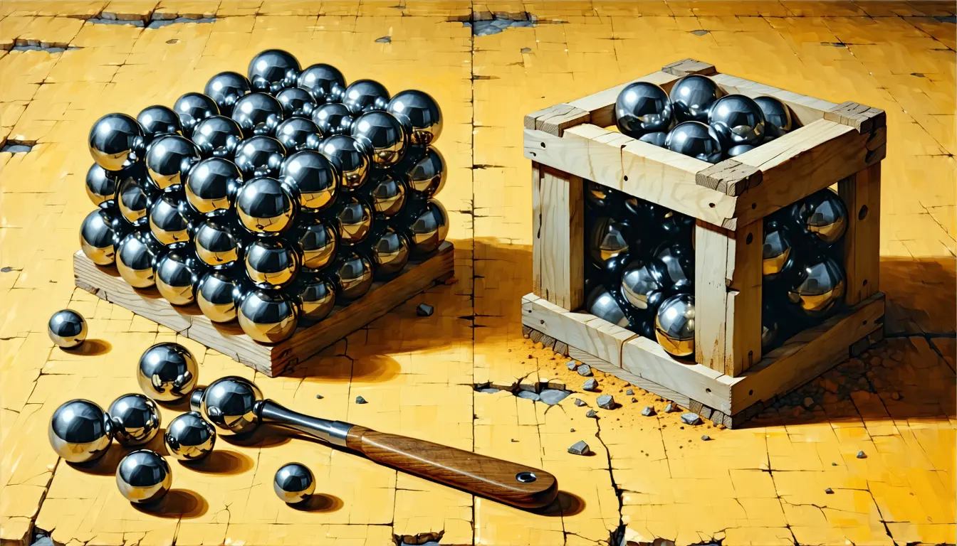 Illustration accompanying OpenAI's sphere-packing claim lands in a field that took 387 years to confirm Kepler