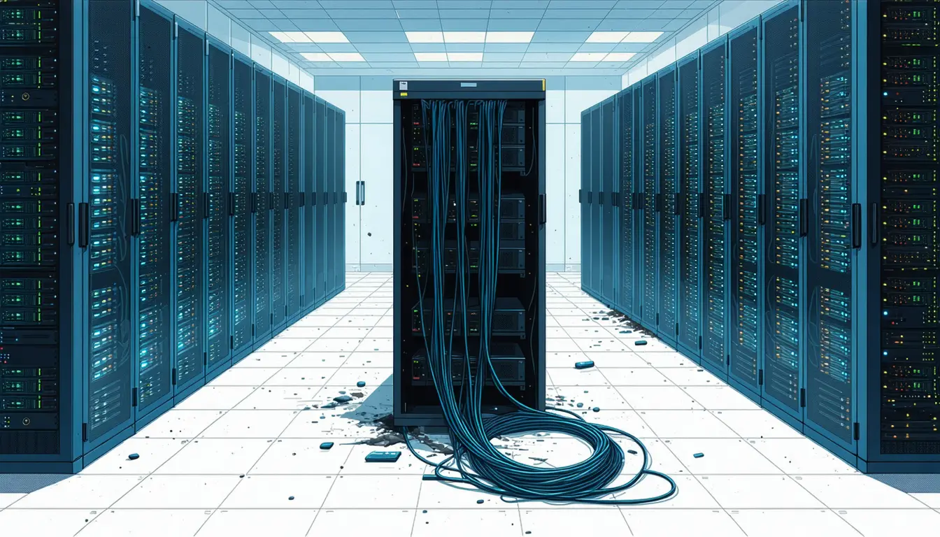 Illustration accompanying Horizon3 builds its machine-speed cyber case on Anthropic's 80-90% estimate