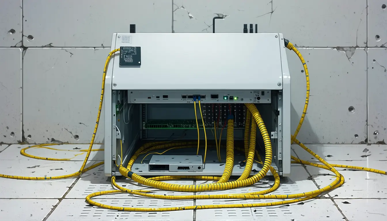 Illustration accompanying Restoring a tampered NetBotz backup runs Linux commands on Schneider's data center monitor