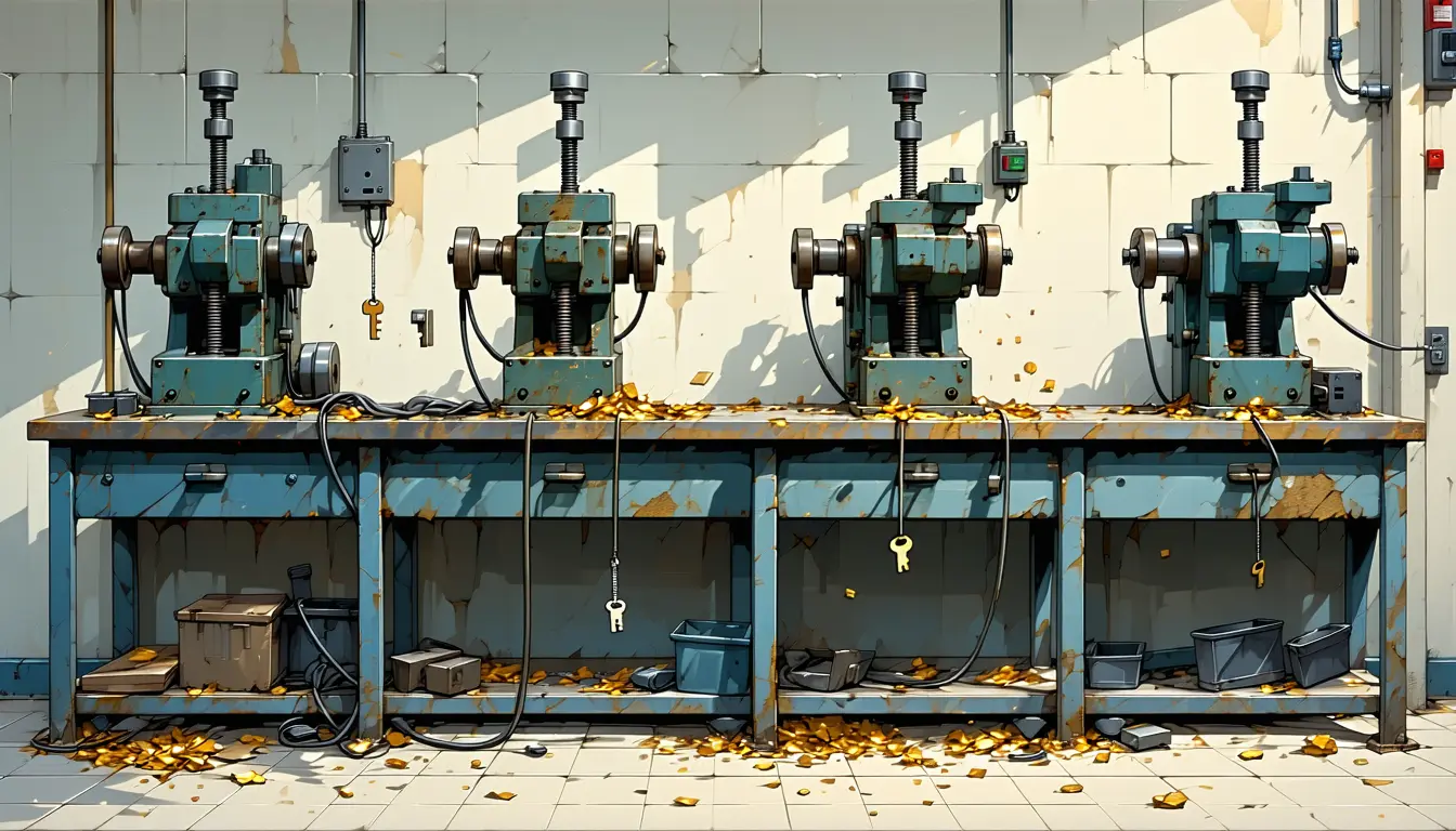Illustration accompanying Killing four mutation testing frameworks mid-run leaves one dirty working tree