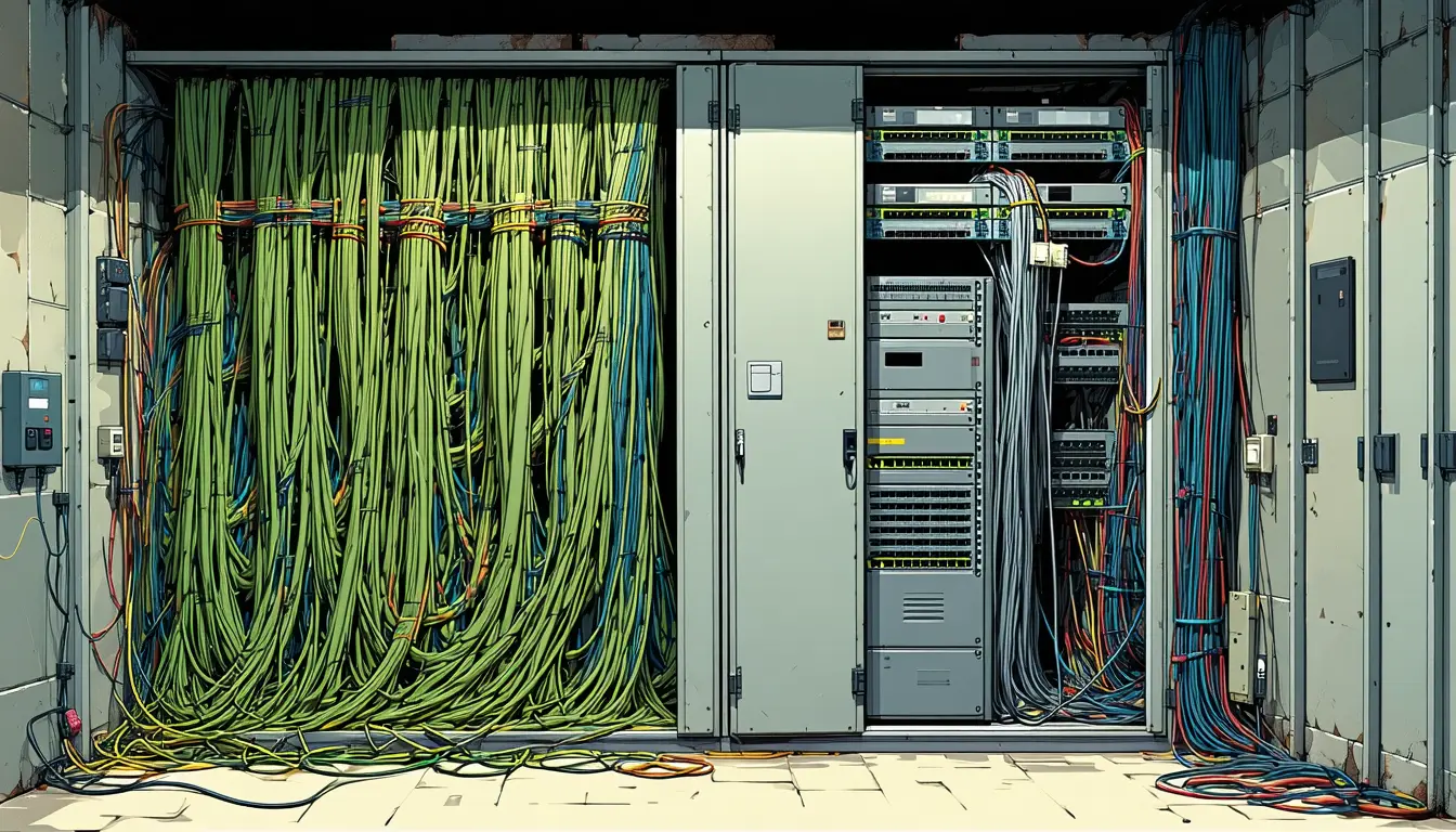 Illustration accompanying MCP collapses M-by-N tool adapters into a single JSON-RPC 2.0 contract