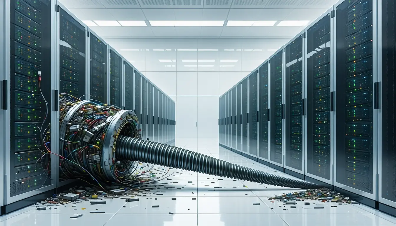 Illustration accompanying NVIDIA's AIPerf drops the Perf Analyzer stack for worker processes over ZMQ