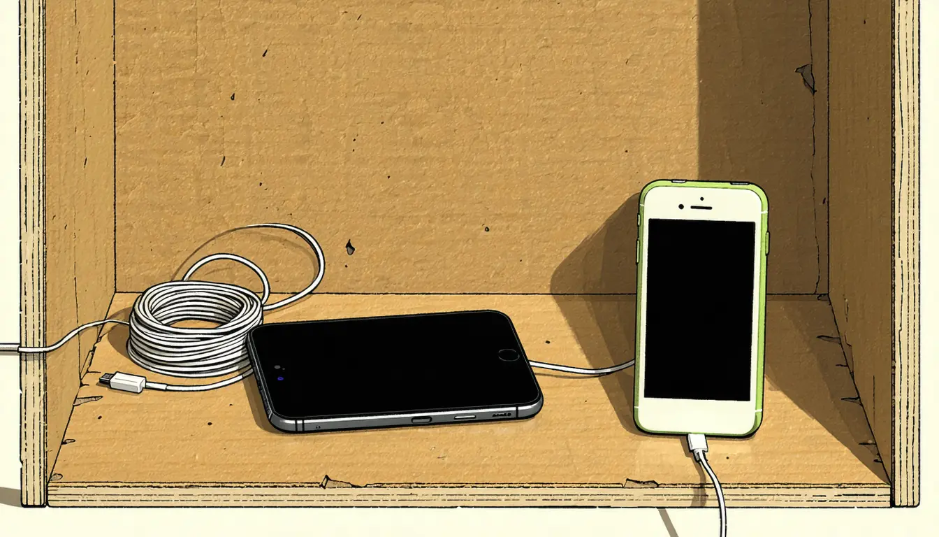Illustration accompanying Termux's wake lock hands a retired Note 4's power budget to your own poll loop