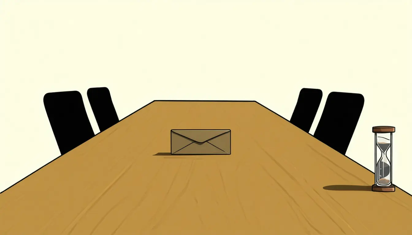 Illustration accompanying Kellogg faculty put the negotiating advantage with the side that opens and waits