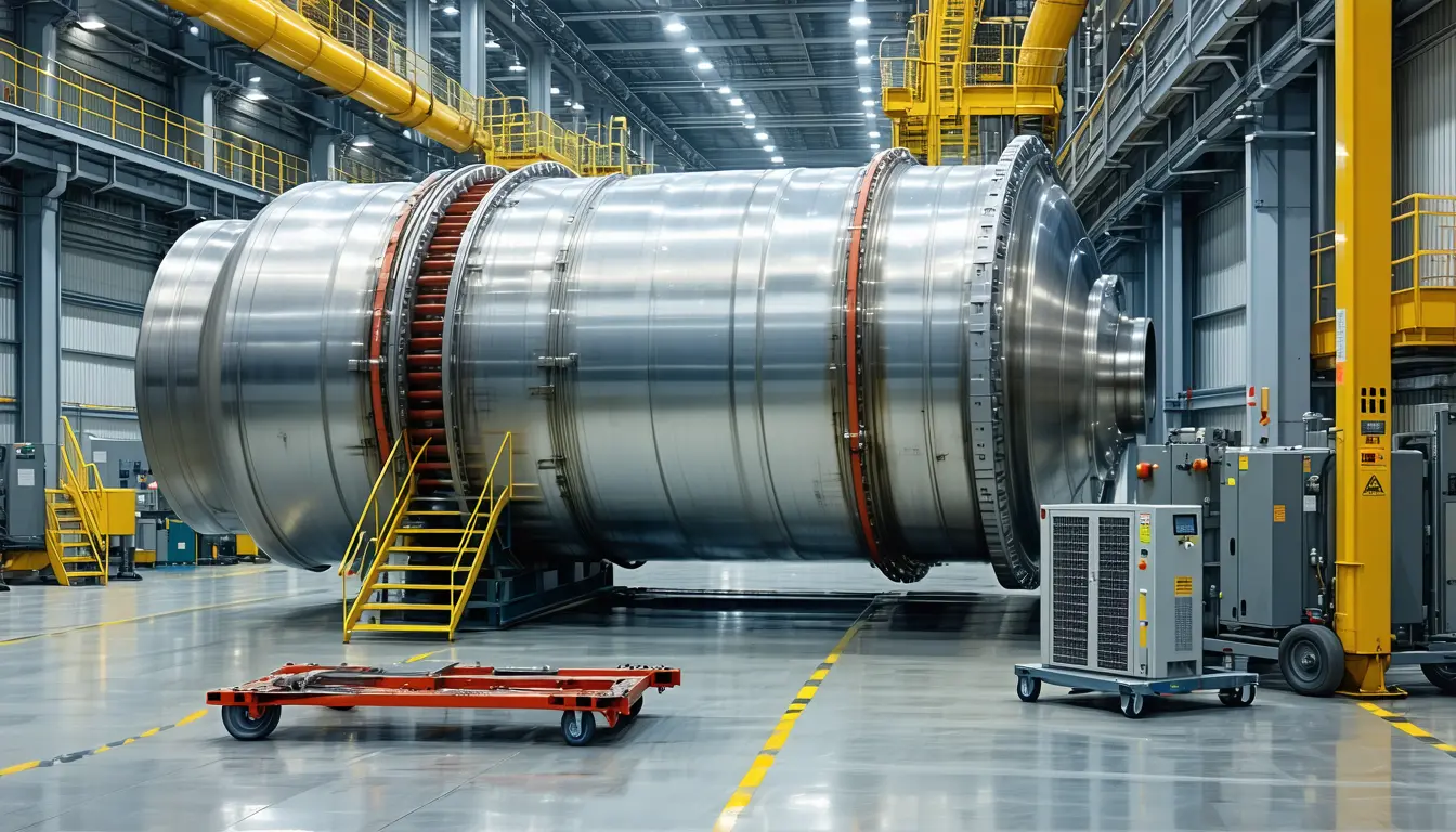 Illustration accompanying MicroNuclear moves its 20 MWt molten salt battery into engineering and nuclear quality assurance